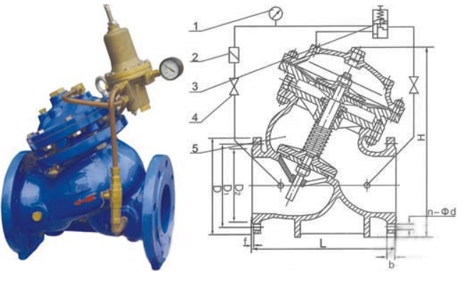 AG尊时凯龙人生就活塞式安全泄压阀AX742X结构图