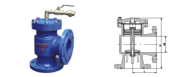 AG尊时凯龙人生就液压水位控制阀H142X结构图